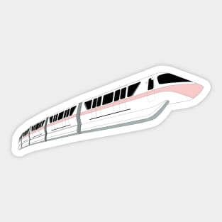 Millennial Pink Monorail Sticker